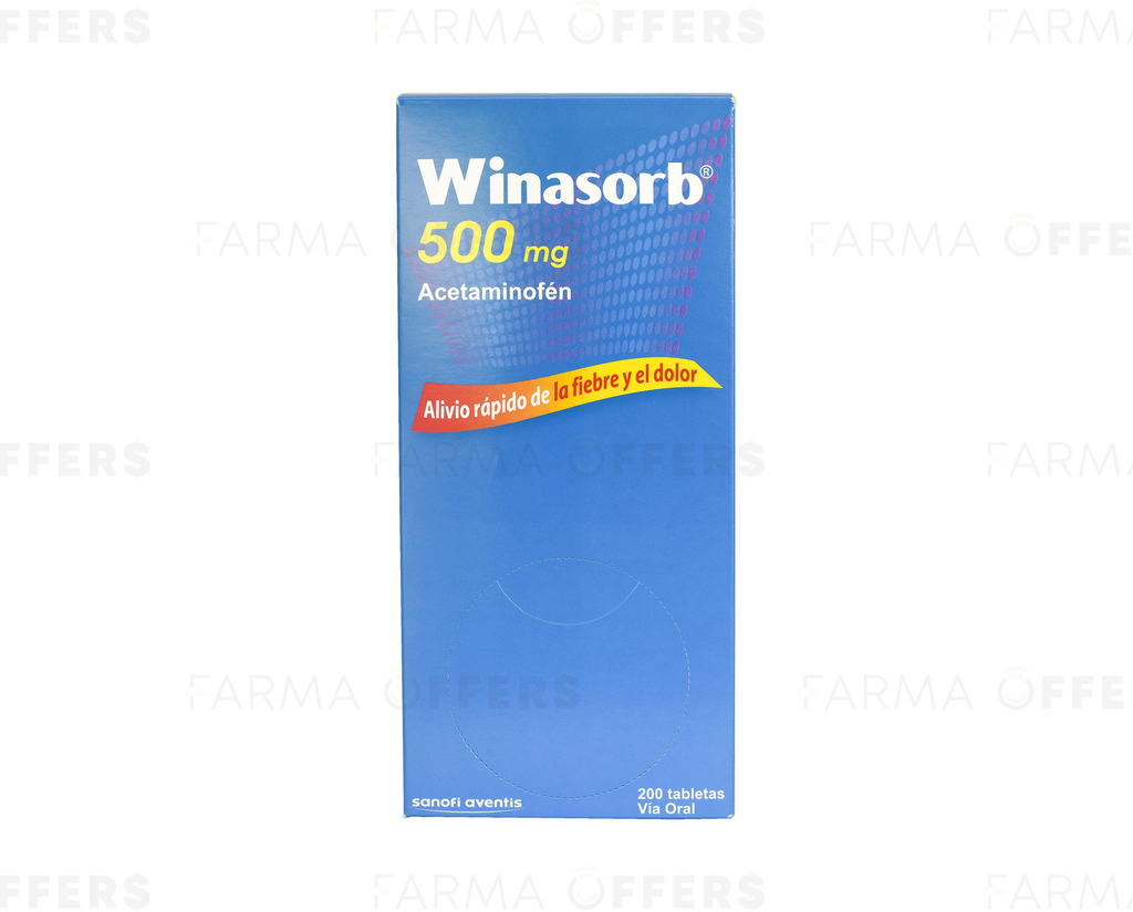 WINASORB 500MG, 1 de 200 TABL
