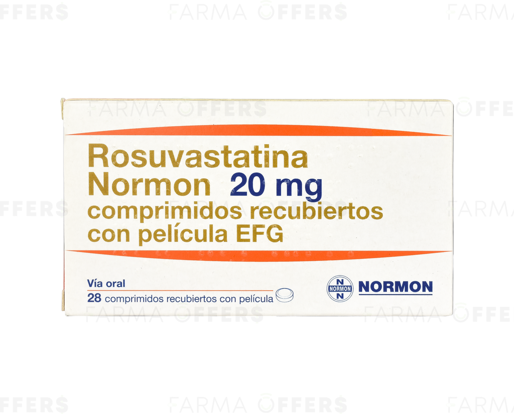 ROSUVASTATINA-NRM TABL 20mg, 1 de 28