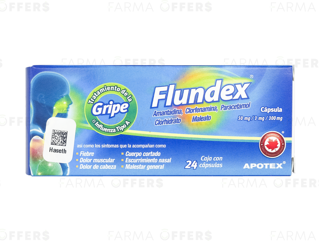 FLUNDEX TABL 1 DE 24