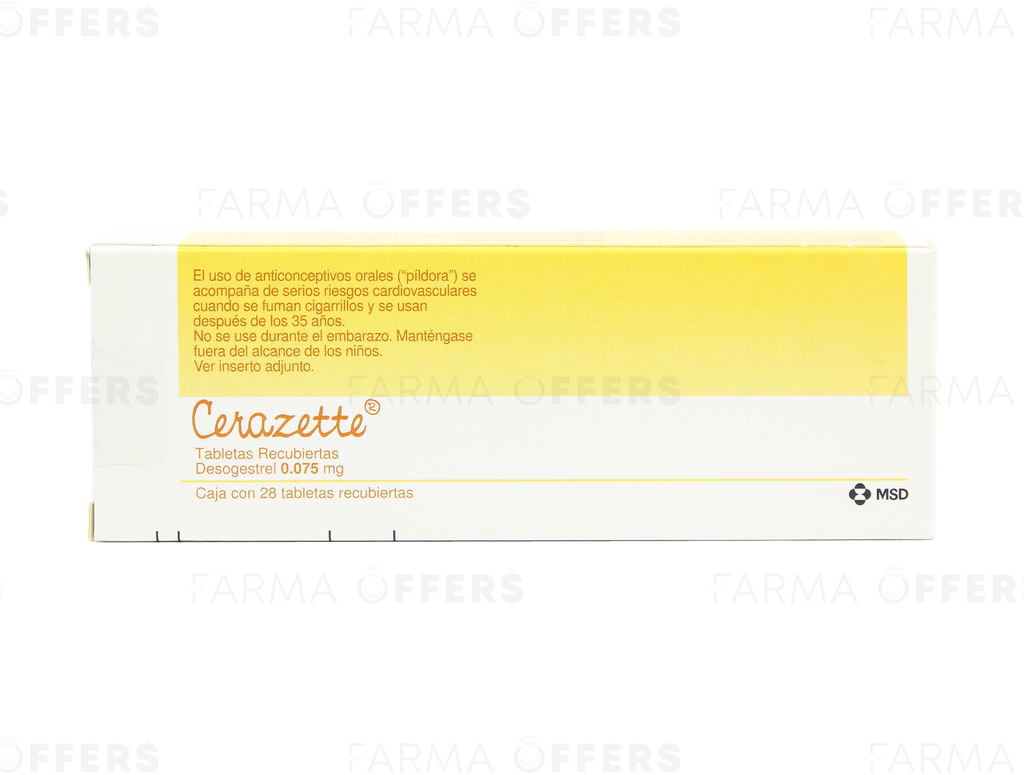CERAZETTE TABL RECUBIE 0.08MG x 28