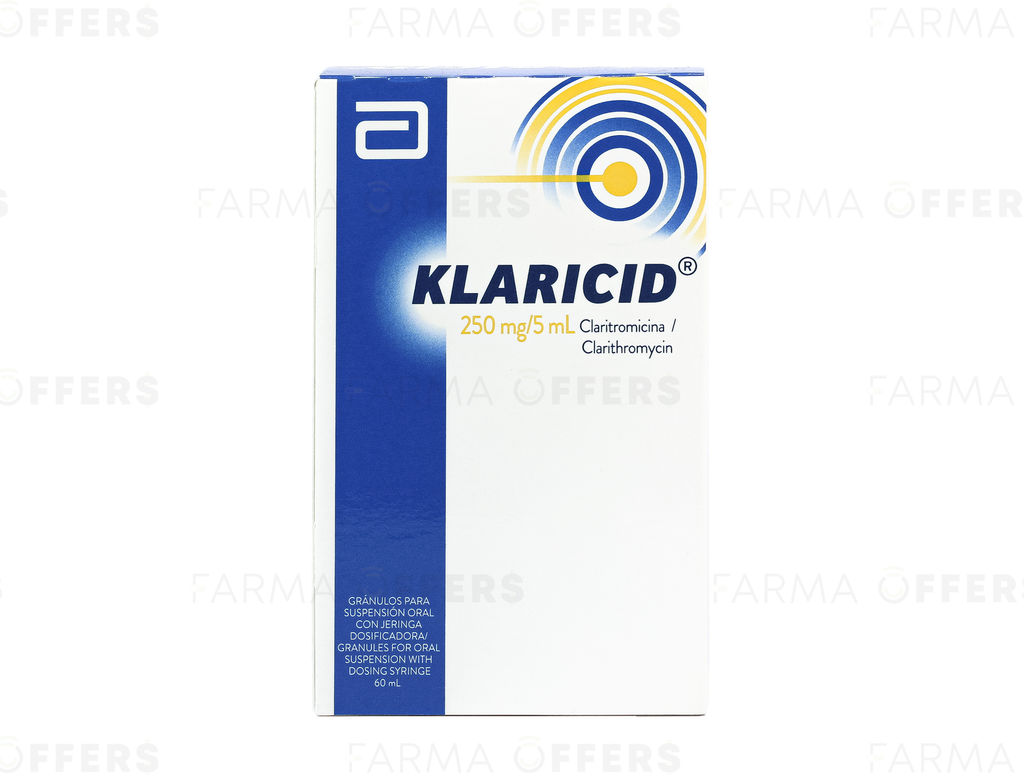 KLARICID GRAN.P/SU.OR 250MG 60ML x 1 /5ML