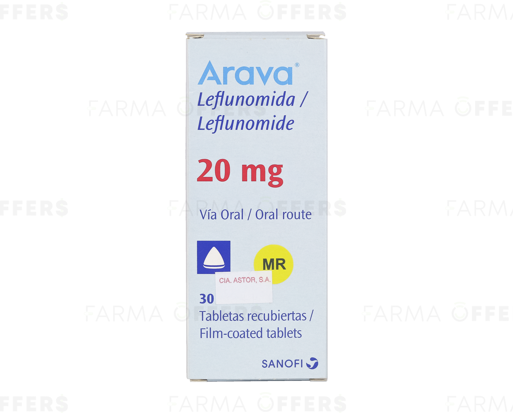 ARAVA TABL REVEST. 20mg x 30