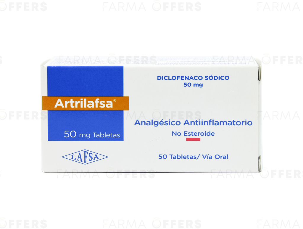 ARTRILAFSA TABL 50mg, 1 de 50