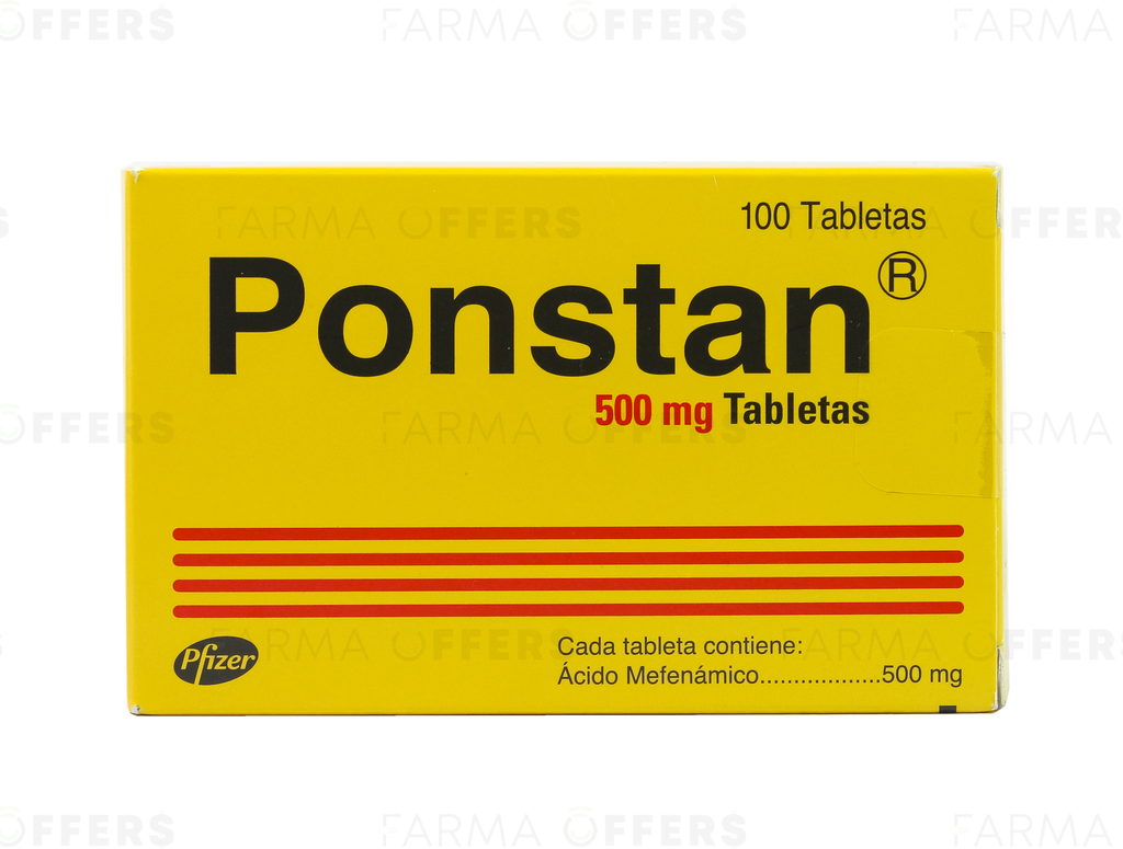 PONSTAN TABL 500MG, 1 de 100