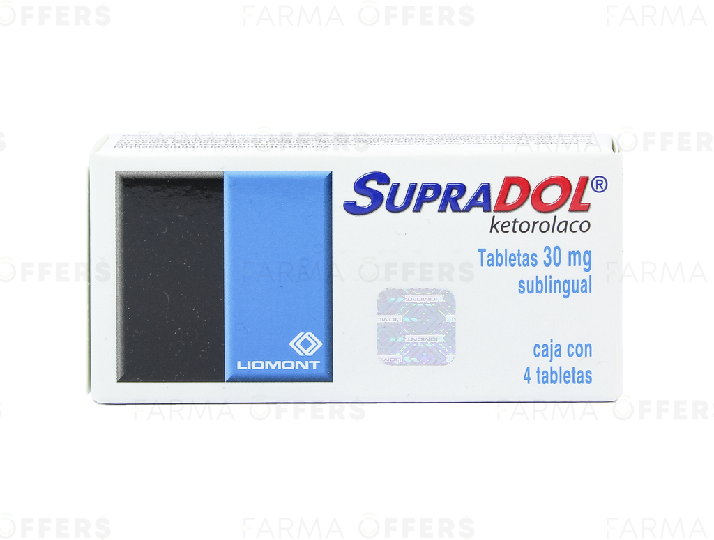 SUPRADOL TABL SUBLING 30mg, 1 de 4