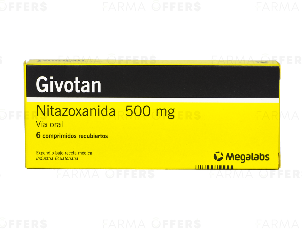 GIVOTAN TABL RECUBIE 500MG, 1 de 6