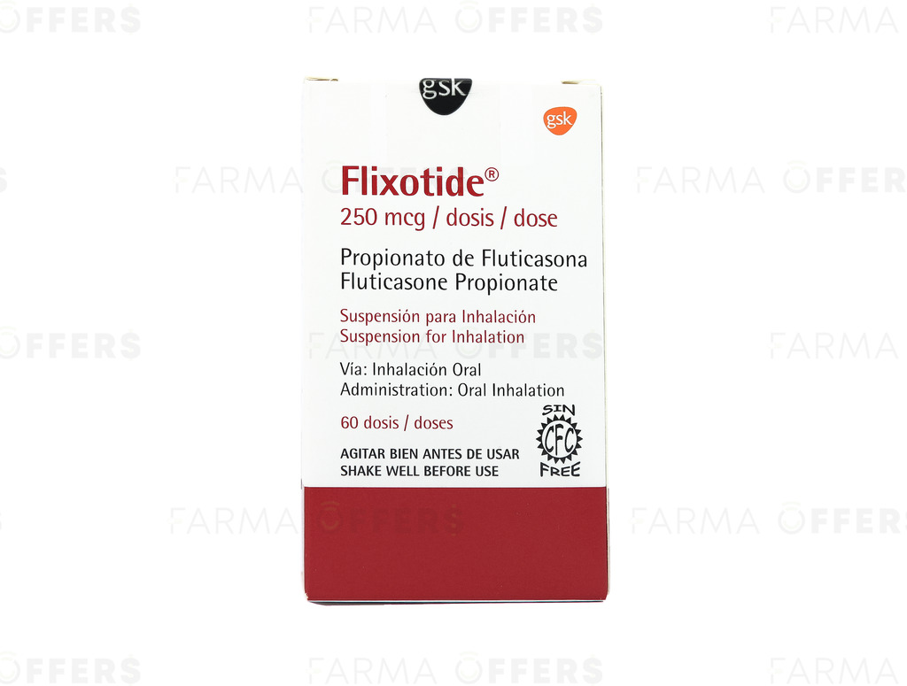 FLIXOTIDE AER.INH.DOSE 250Y x 60 /DOS