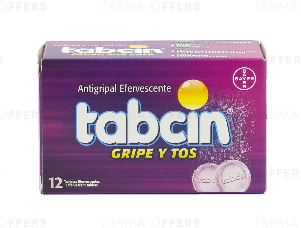 TABCIN GRIPE Y TOS X 12CAPS