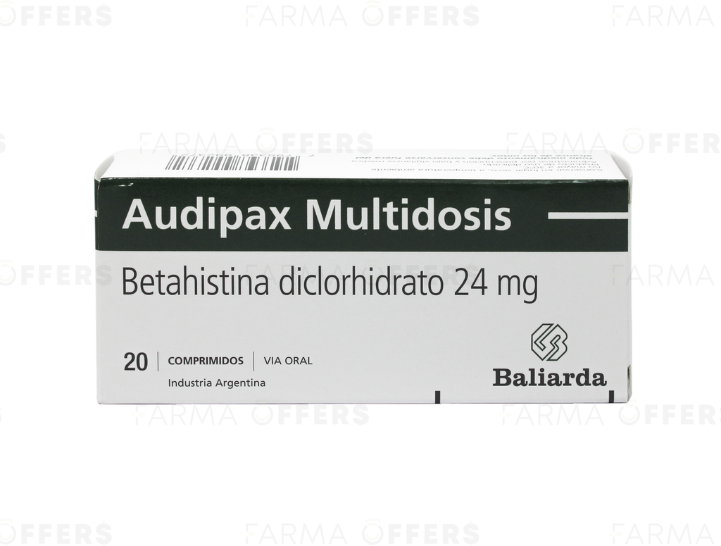 AUDIPAX MULTIDOSIS 24MG, 1 de 20