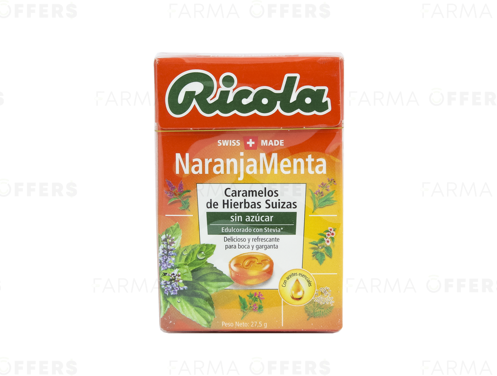 RICOLA ORANGE-MINT MINI BOX X 1