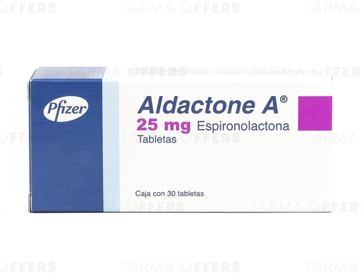 ALDACTONE TABL A 25mg, 1 de 30