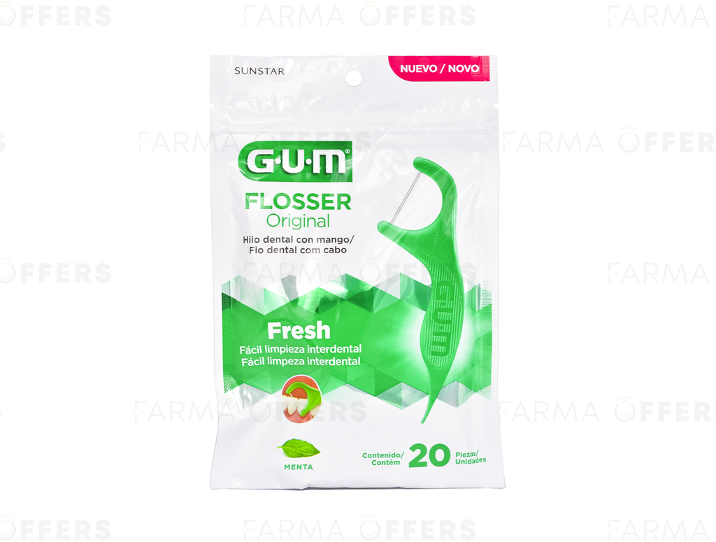 GUM FLOSSER MINT X 20, image size:1024x775