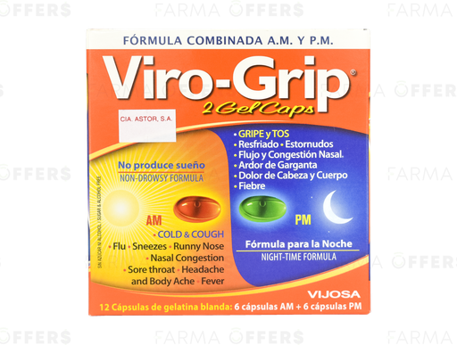 VIRO-GRIP GEL CAPS AM/PM PACK
