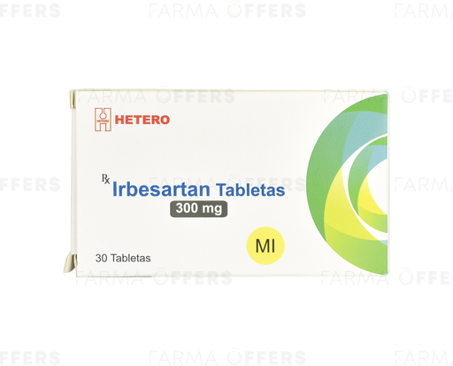 IRBESARTAN TABL 300MG, 1 de 30 SP