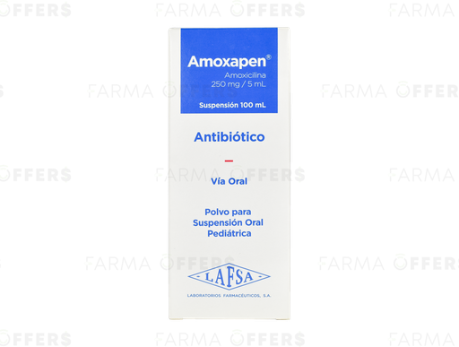 AMOXAPEN 100ML SUSP 250MG/5ML