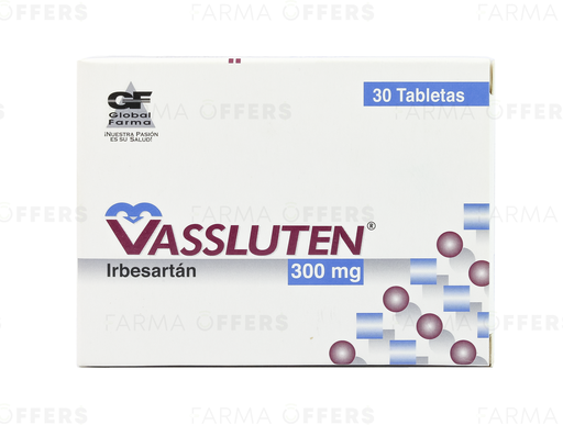VASSLUTEN TABL 300MG, 1 de 30