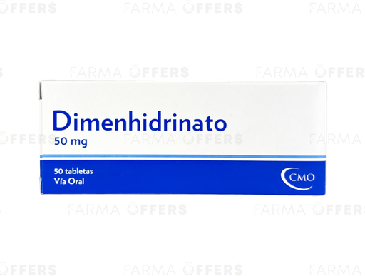 DIMENHIDRINATO 50 MG 1 DE 50
