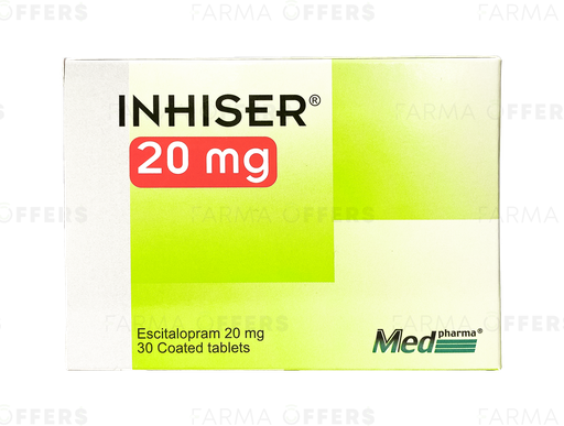 INHISER 20MG 1 DE 30 TAB