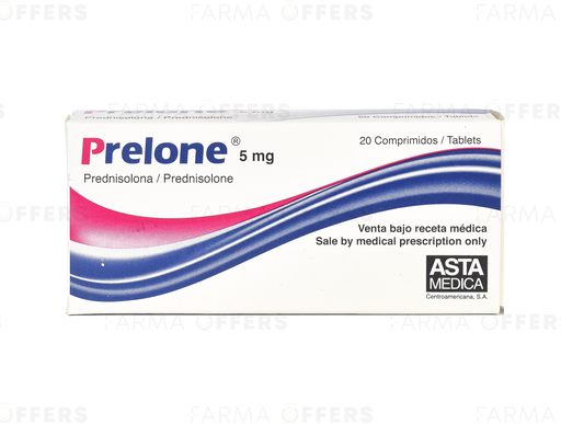 PRELONE TABL 5.00MG, 1 de 20