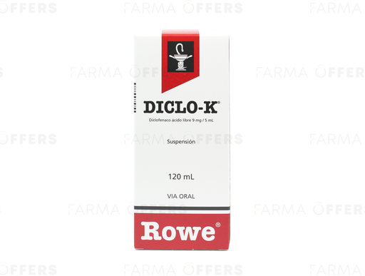 DICLO-K SUSP 9.00MG 120ML x 1 /5ML