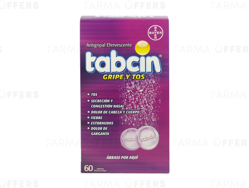 TABCIN GRIPE Y TOS, 1 de 60CAPS