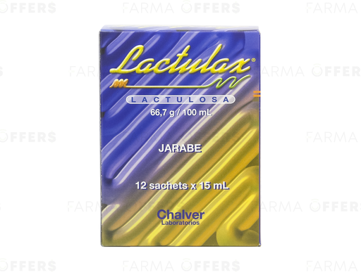 LACTULAX JRB/ 15ML, 1 de  12 SOB 