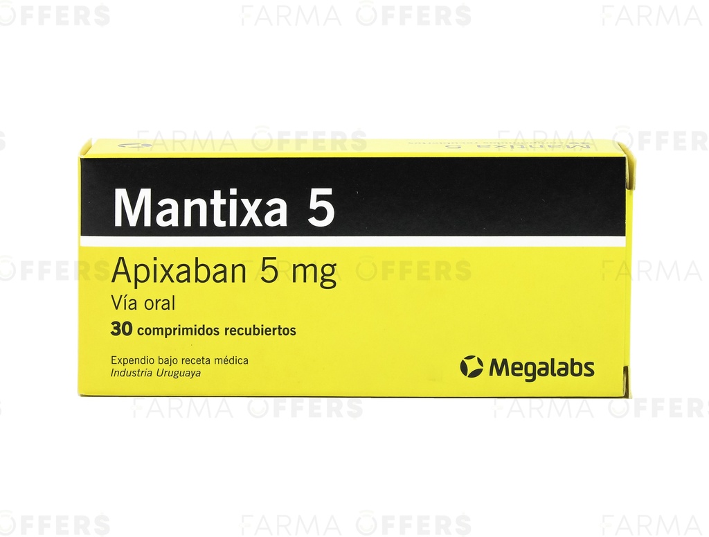 MANTIXA TABL RECUBIE 5.00MG, 1 de 30