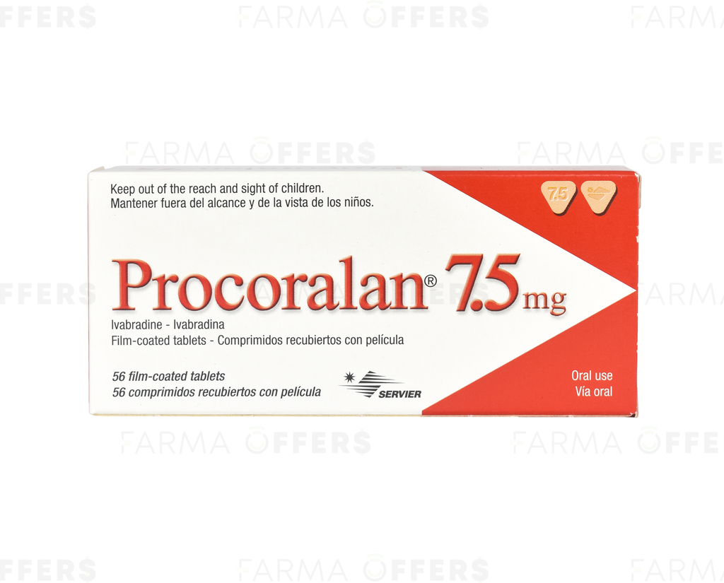 PROCORALAN TABL RECUBIE 7.50MG, 1 de 56