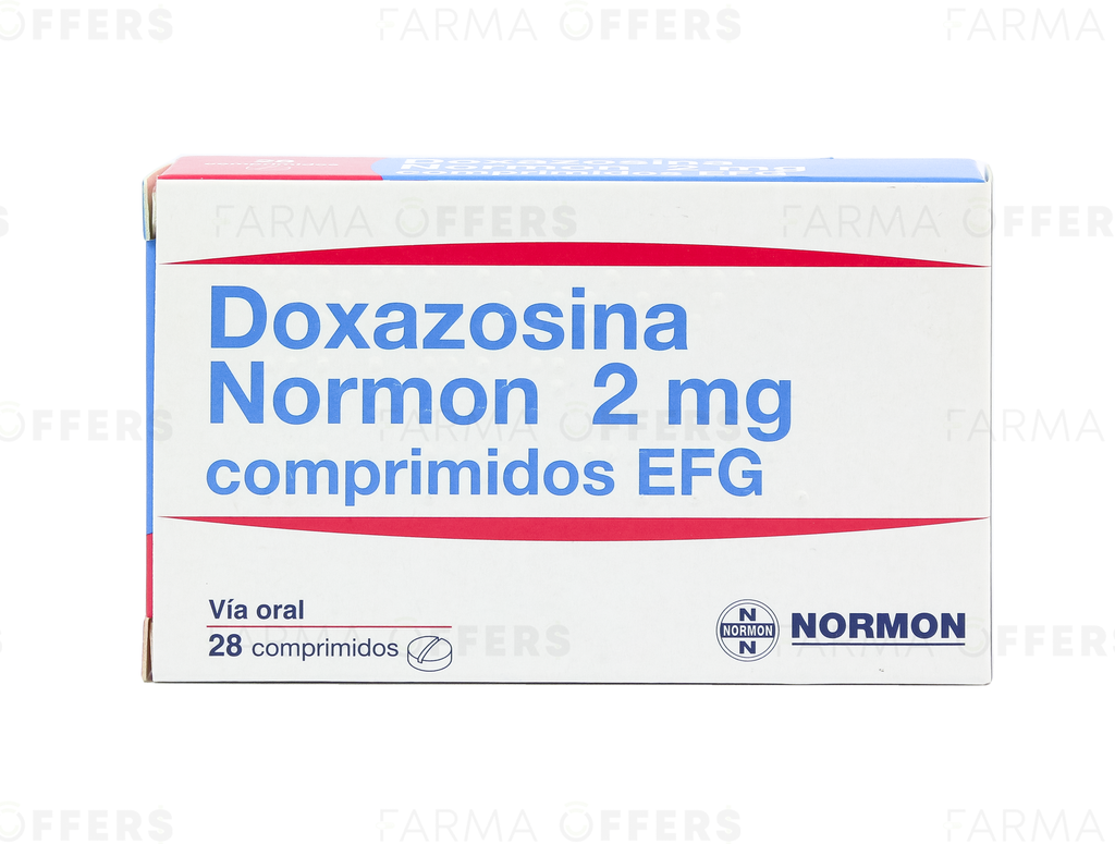 DOXAZOCINA-NRM EFG TABL 2.00MG, 1 de 28