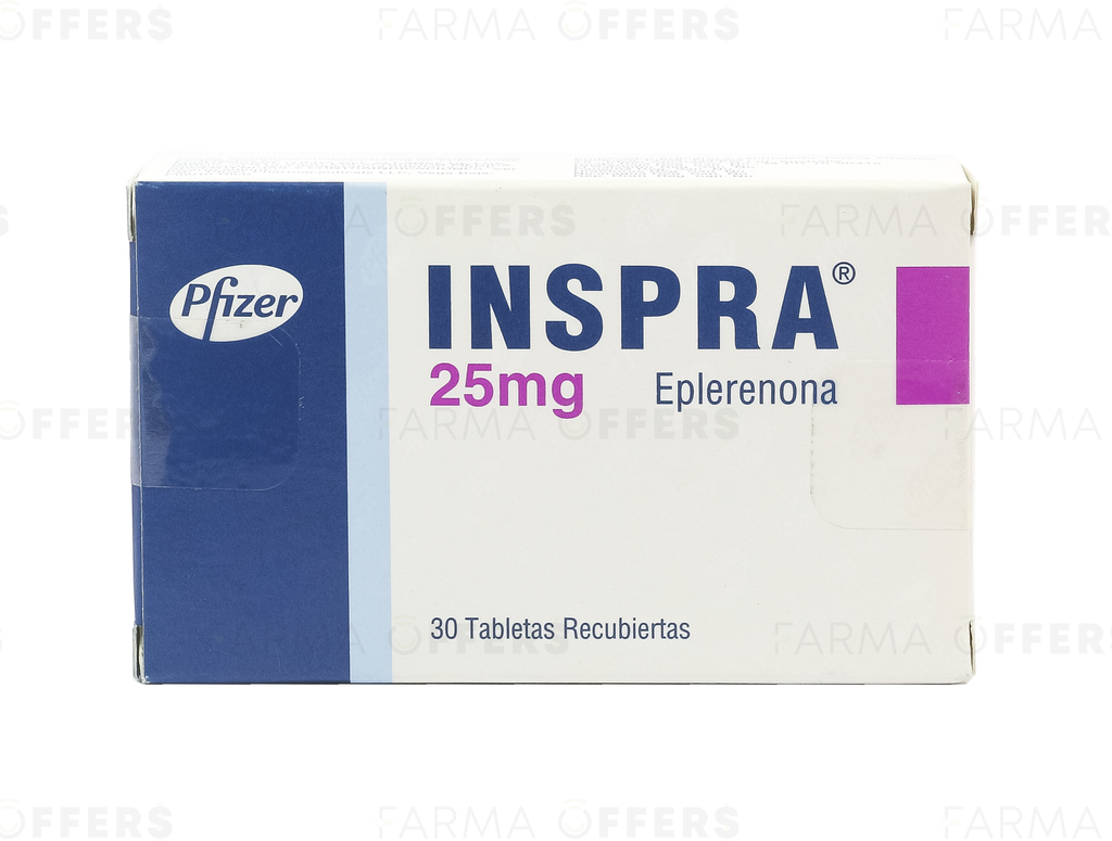 INSPRA TABL RECUBIE 25mg, 1 de 30