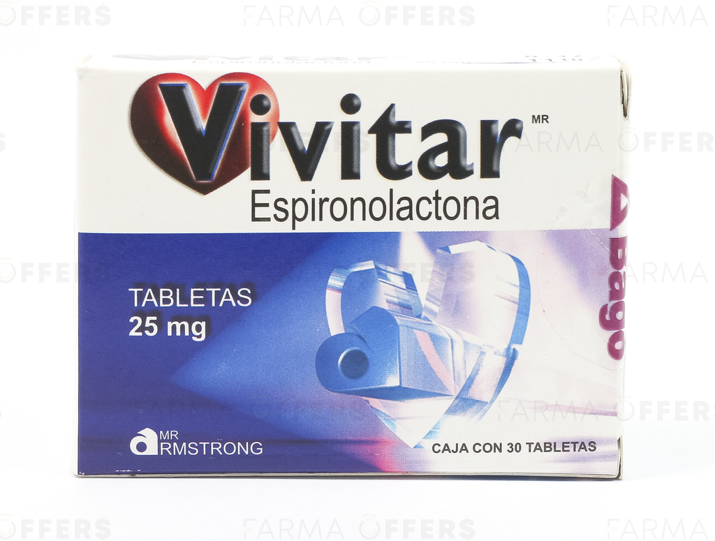 VIVITAR TABL 25mg, 1 de 30