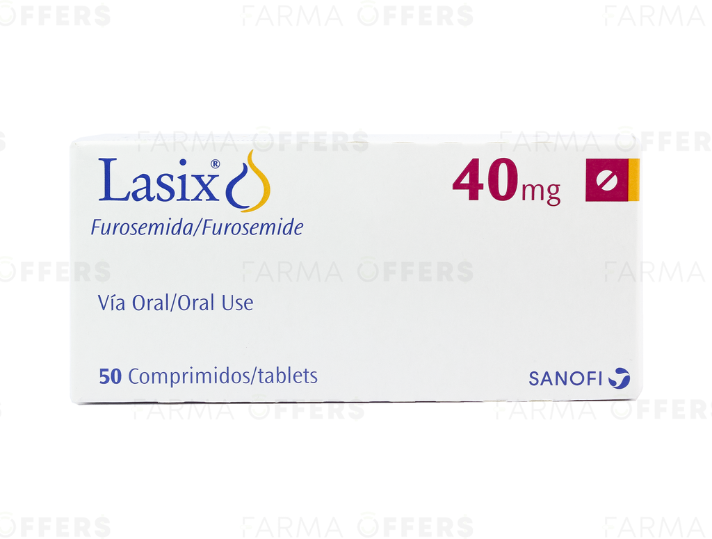 LASIX TABL 40mg, 1 de 50