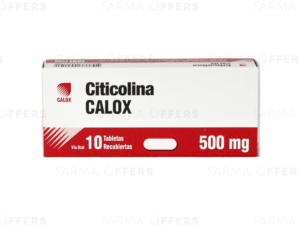 CITICOLINA TABL 500MG, 1 de 10