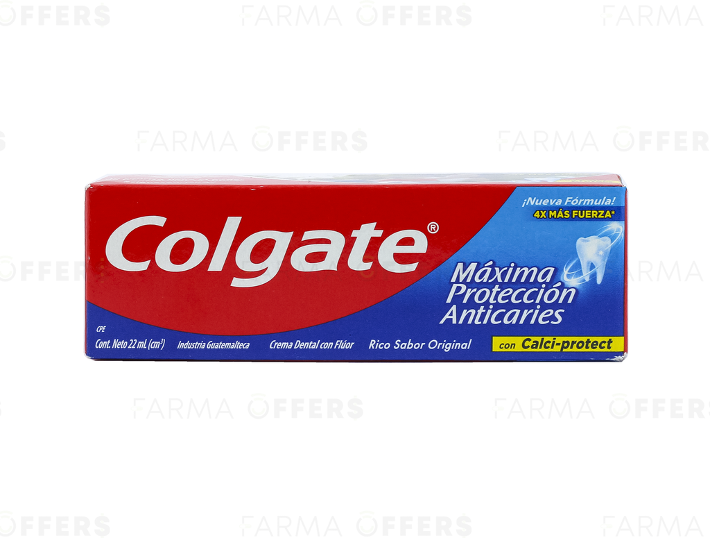 TP COLGATE DISP MAXIMA PROT ANTICARIES X 22ML