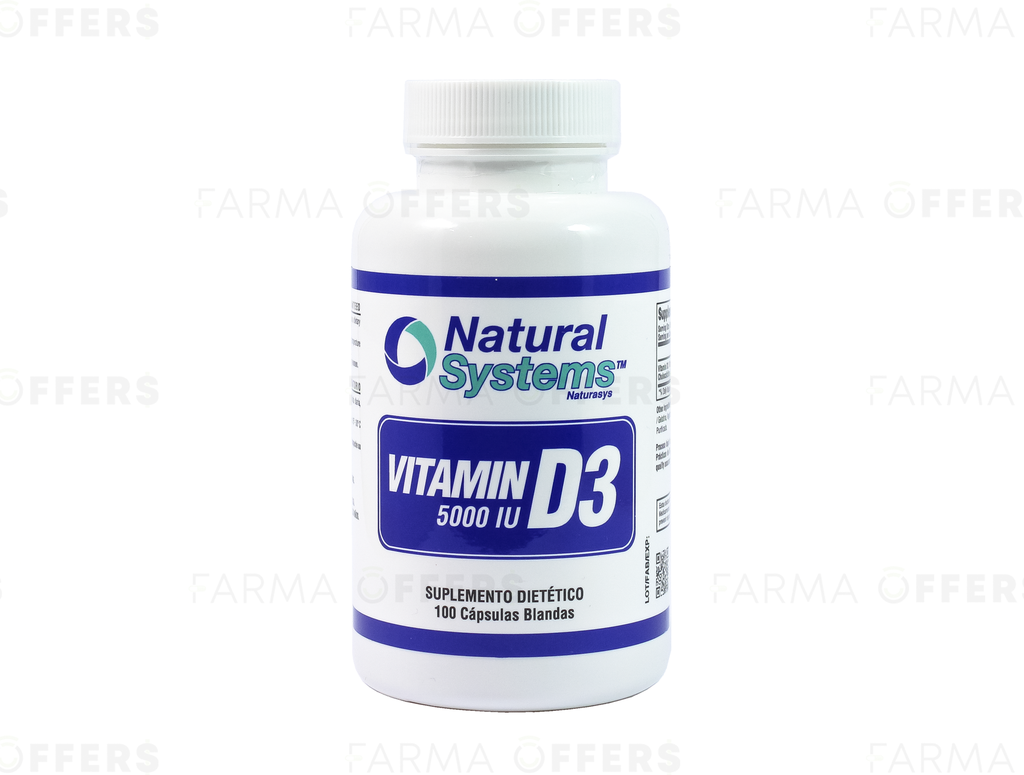 VITAMINA D3 5000IU X 100