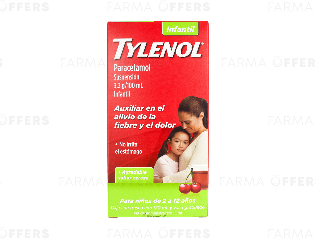 TYLENOL SUSP. INF. 120ML CEREZA X 1