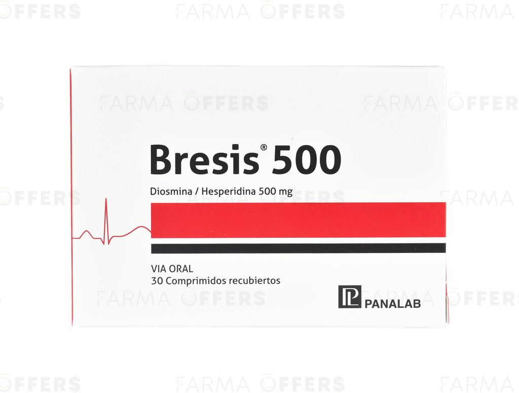 BRESIS 500 TA REC 50MG/ 500MG, 1 de 30
