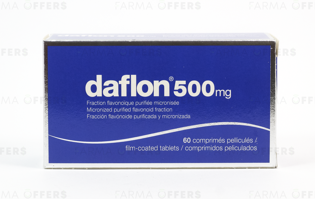 DAFLON TABL RECUBIE 500MG, 1 de 60