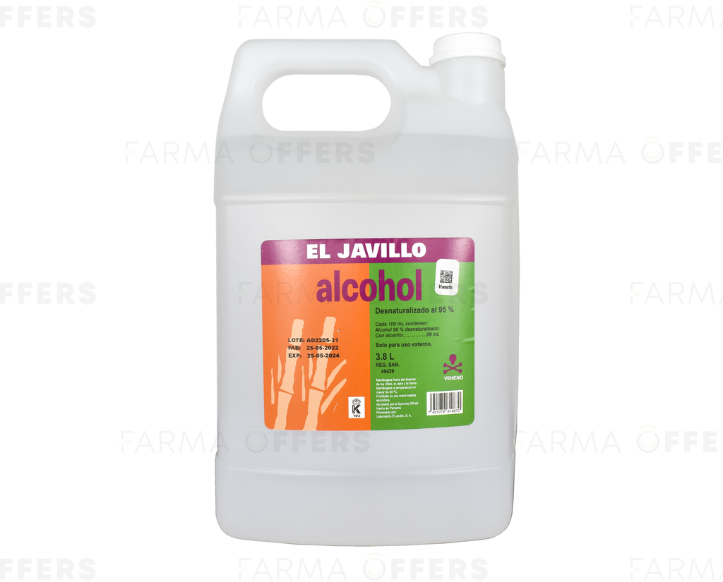 ALCOHOL 95% DESNAT JAVILLO 3.8L