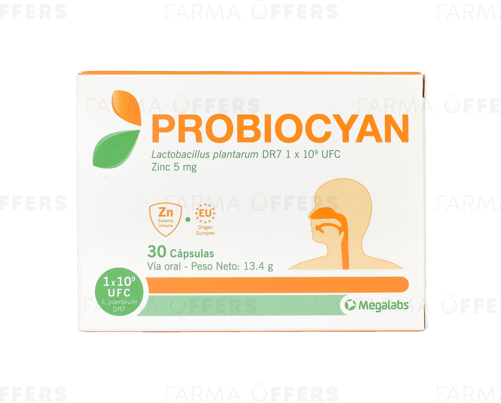 PROBIOCVAN 50MG, 1 de 30 CAPS