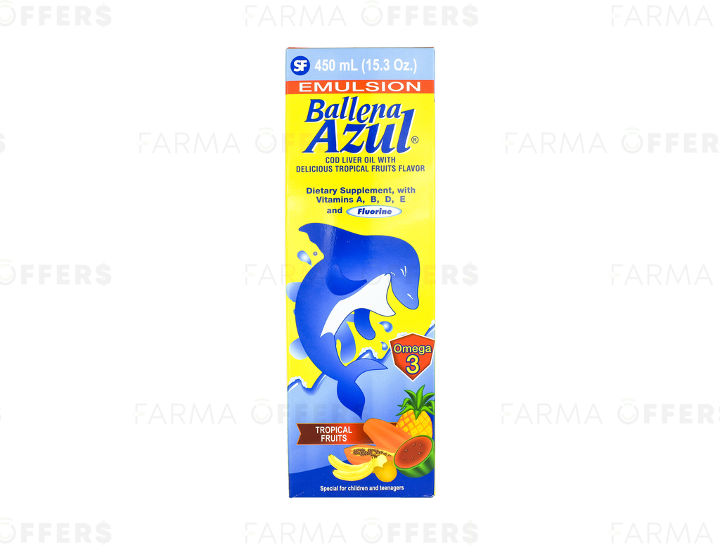 EMULSION BALLENA AZUL FRUTAS 450ML