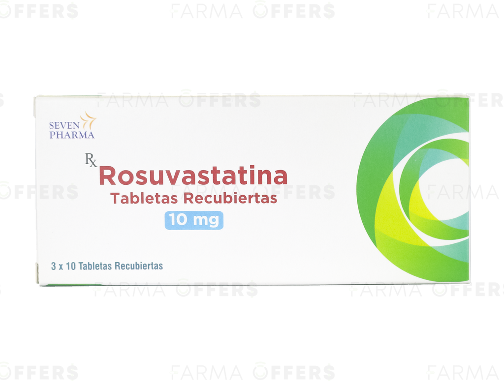 ROSUVASTATINA TABL 10mg, 1 de 30 SP