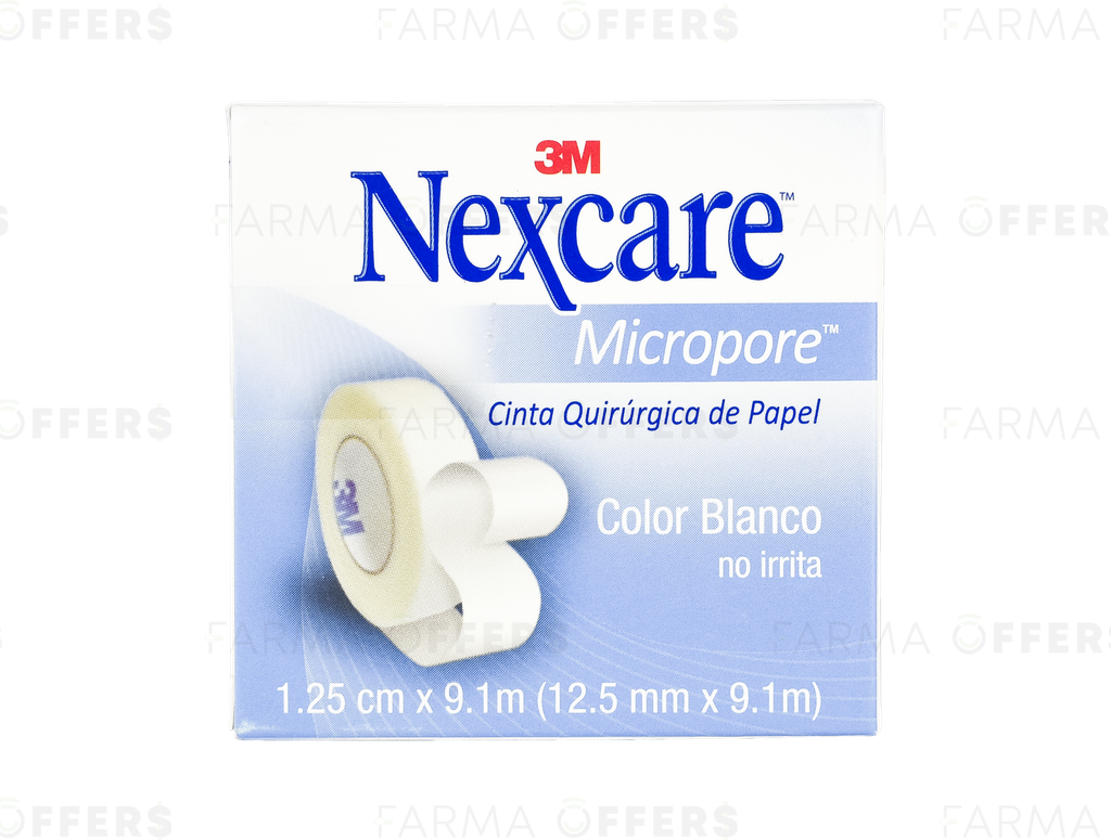NEXCARE MICROPORE BLANCO 1.25CM