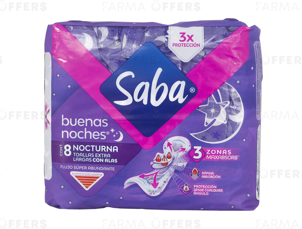 SABA BUENAS NOCHES X 8