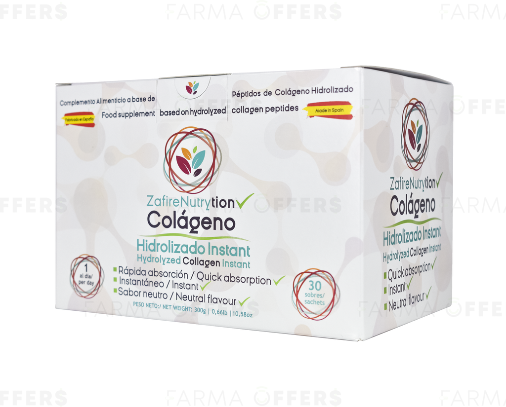 ZAFIRE NUTRYTION COLAGENO, 1 de 30 SOB