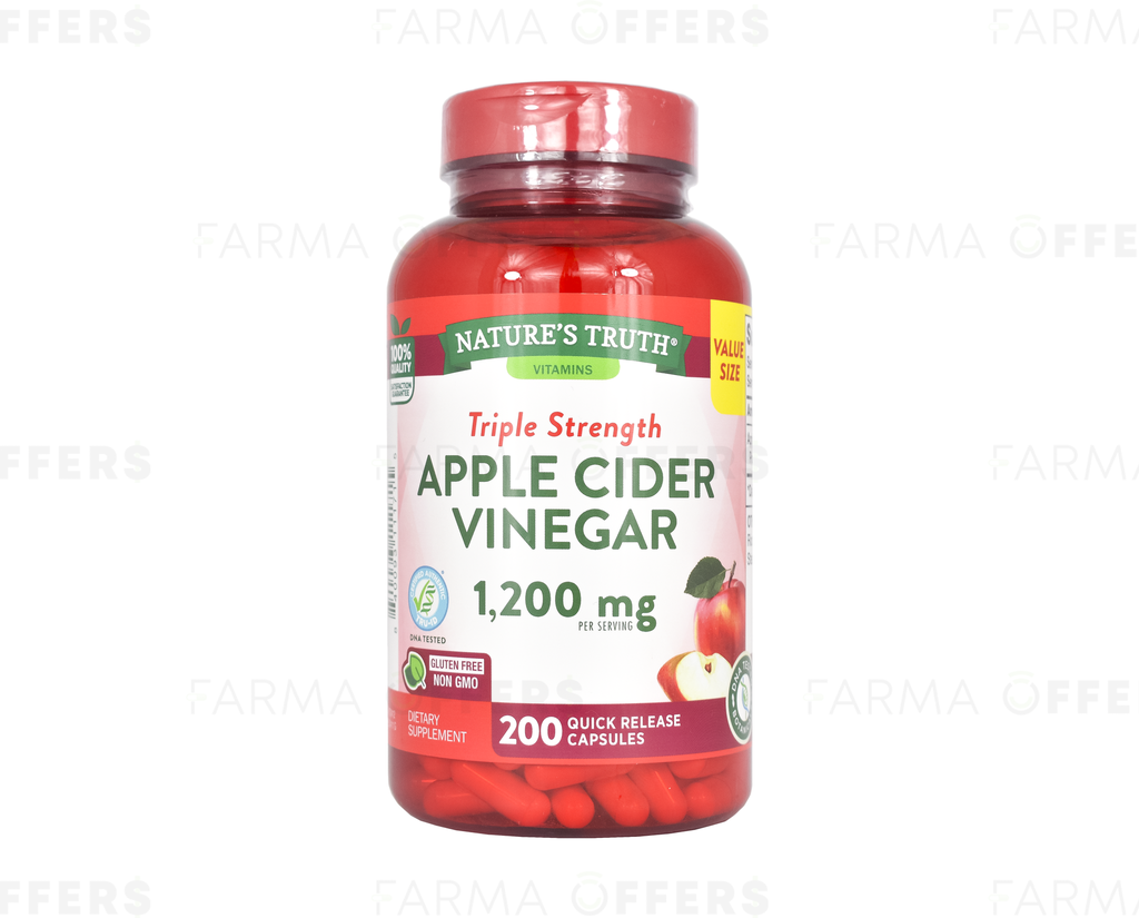 APPLE CIDER VINEGAR 1200MG 200CAPS