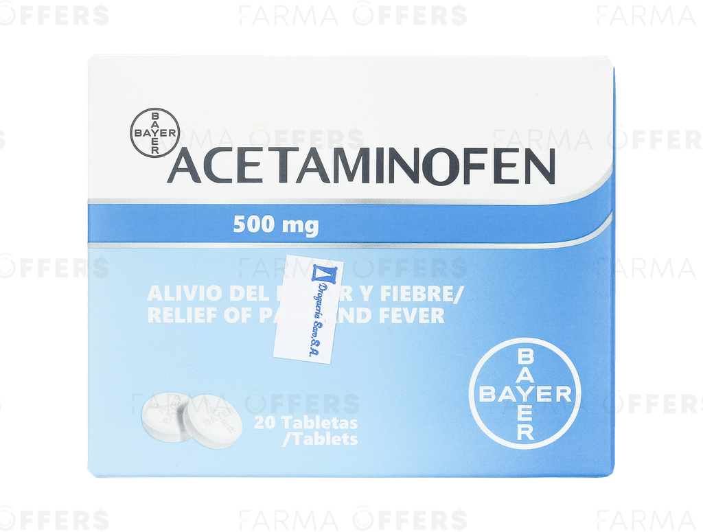 ACETAMINOFEN 500MG X20