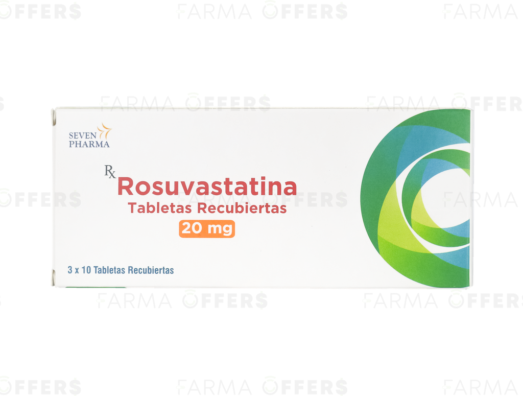 ROSUVASTATINA TABL 20mg, 1 de 30 SP