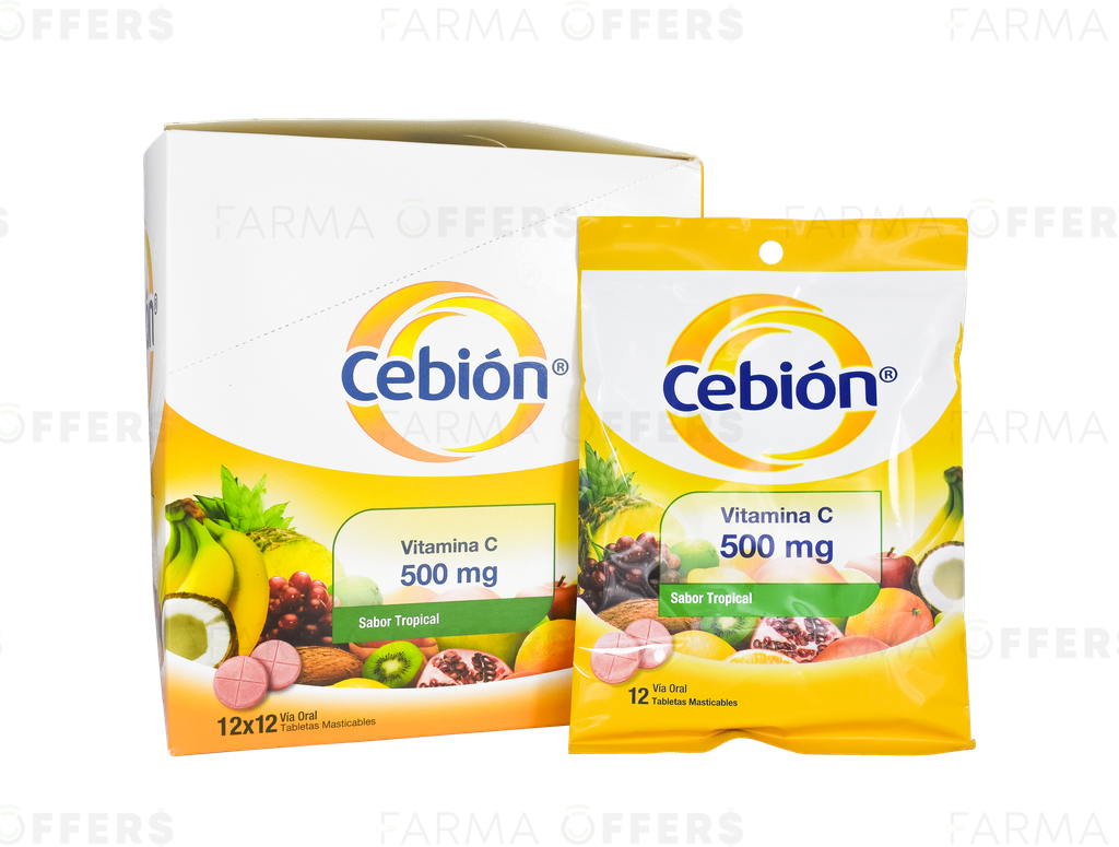 CEBION TROPICAL 500 MG TAB MAST