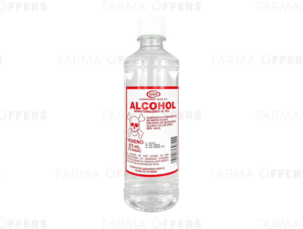 ALCOHOL 75% DESNAT 473ML 16OZ